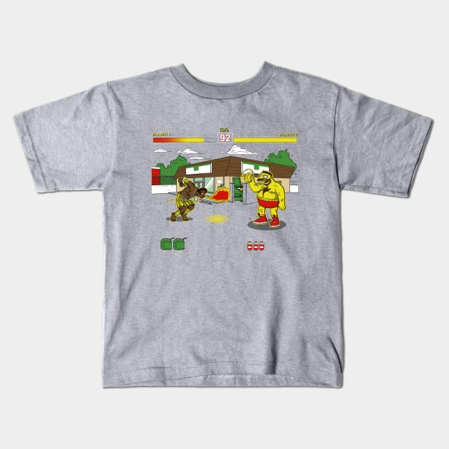 Springfield Fighter V Kids T-Shirt by AndreusD